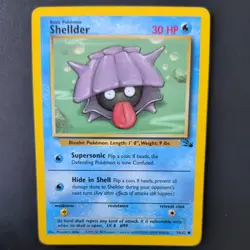 SHELLDER 54/62 POKEMON CARD (FOSSIL SET) - Image 1