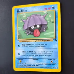 SHELLDER 54/62 POKEMON CARD (FOSSIL SET) - Image 4