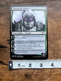 MTG Garruk The Slayer Oversized Promo Card 2014 Magic the Gathering 5x3.5 - Image 3