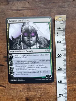 MTG Garruk The Slayer Oversized Promo Card 2014 Magic the Gathering 5x3.5 - Image 4