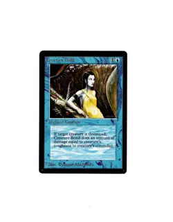 Magic the Gathering CREATURE BOND Beta MTG - Image 1