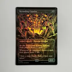 MTG Scrawling Crawler (2399) *Foil Borderless* Secret Lair: So Salty NM - Image 1