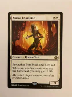 MTG Auriok Champion Iconic Masters NM Condition - Image 1
