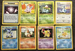 1999 Pokemon Base Set Unlimited 13 Card Lot - Vintage - Nidoran Max Revive - Image 2
