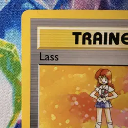 POKEMON TCG LASS 1st EDITION SHADOWLESS RARE TRAINER! 75/102! BASE SET! - Image 2