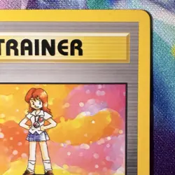 POKEMON TCG LASS 1st EDITION SHADOWLESS RARE TRAINER! 75/102! BASE SET! - Image 3