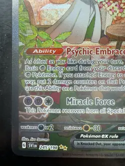 Pokemon Gardevoir ex 245/198 Special Illustration Rare Scarlet And Violet (NM) - Image 4