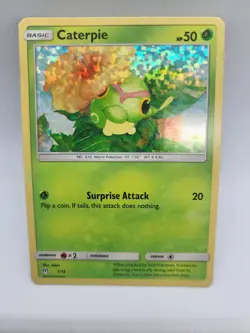 Pokemon TCG Caterpie 1/12 McDonald's Collection 2019 Promo LP - Image 1