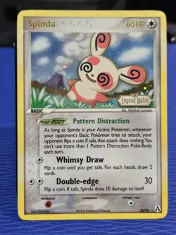 Pokemon Spinda 26/92 EX Legend Maker Rare Reverse Holo English Card LP/NM - Image 1
