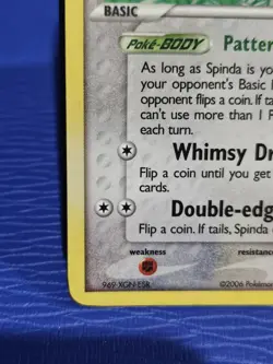 Pokemon Spinda 26/92 EX Legend Maker Rare Reverse Holo English Card LP/NM - Image 4