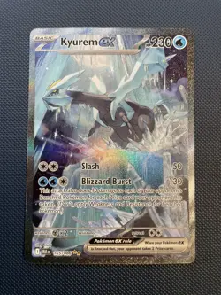 Pokemon Black Bolt Kyurem EX SIR Special Illustration Rare Holo Card 165/086 - Image 1