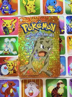 Pokemon 151 Vintage Pocket Monsters Vending HOLO Prism Sticker 2000 Nintendo - Image 2