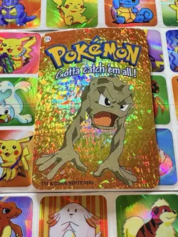 Pokemon 151 Vintage Pocket Monsters Vending HOLO Prism Sticker 2000 Nintendo - Image 3