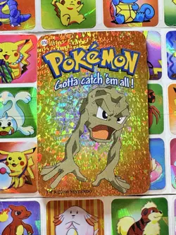 Pokemon 151 Vintage Pocket Monsters Vending HOLO Prism Sticker 2000 Nintendo - Image 4