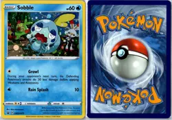 Pokemon Card - Sobble SWSH073 Sword & Shield Promo Cosmo Holo Near Mint - Image 3