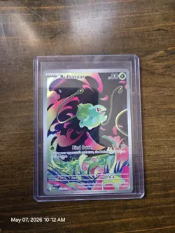 Pokemon Bulbasaur 133/132 Me01: Mega Evolution Holo Illustration Rare Near-Mint - Image 1