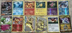 Pokemon Nintendo 12 Card Lot Lucario GX Gardevoir EX Vaporeon Holo BREAK English - Image 1