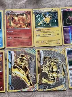 Pokemon Nintendo 12 Card Lot Lucario GX Gardevoir EX Vaporeon Holo BREAK English - Image 3