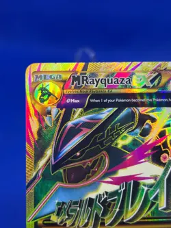 Pokemon XY Ancient Origins Mega M Rayquaza EX 98/98 Shiny Full Art Ultra Rare LP - Image 5