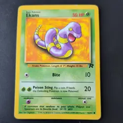 EKANS 56/82 POKEMON CARD (TEAM ROCKET SET) - Image 2