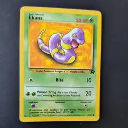 EKANS 56/82 POKEMON CARD (TEAM ROCKET SET) - Image 3
