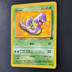 EKANS 56/82 POKEMON CARD (TEAM ROCKET SET) - Image 4