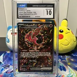 Oricorio ex Pokemon 2024 Black Star Promos 024 Mega Charizard UPC CGC Graded 10 - Image 1
