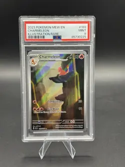 Pokemon 151 Charmeleon #169/165 Illustration Rare PSA 9 - Image 1