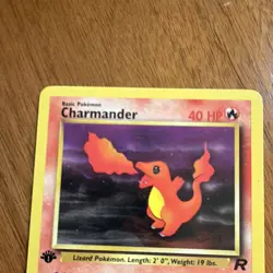 Pokemon Charmander Team Rocket 1st Edition 50/82 40 HP. Near Mint!! - Image 4