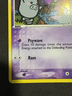 Pokemon Spoink 62/100 - Reverse Holo Stamped EX Crystal Guardians 2006 - Image 5