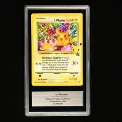 GEMIX 10 Gold 2021 Pokemon ENG Birthday Surprise Pikachu #24 Promo - Image 2
