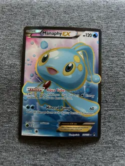 Manaphy EX 116/122 Full Art Holo Ultra Rare Breakpoint Pokemon TCG - Image 2