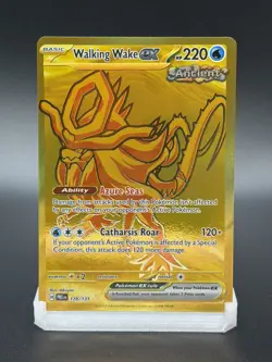 Pokemon TCG Walking Wake EX Prismatic Evolutions Gold 178/131 Near Mint NM - Image 1