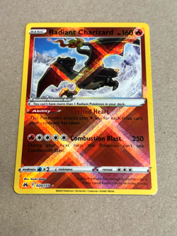 Pokemon Radiant Charizard Crown Zenith Holo Radiant Rare 020/159 HP160 English - Image 1