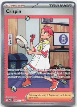 Crispin 171/131 Holo Special Illustration Rare Prismatic Evolutions Pokemon NM - Image 1