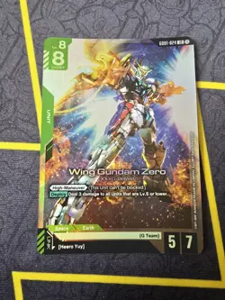 Wing Gundam Zero - GD01-024 LR - Newtype Rising - Gundam Card Game TCG - Image 1
