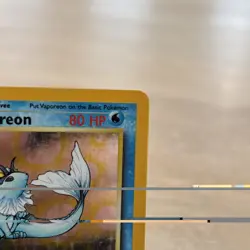 Pokemon Vaporeon Jungle Holo Rare Unlimited 12/64 LP English - Image 4