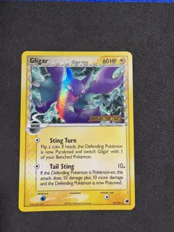 Gligar Delta Species 16/101 Stamp Pokemon EX Dragon Frontiers Reverse Holo - Image 2