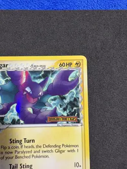 Gligar Delta Species 16/101 Stamp Pokemon EX Dragon Frontiers Reverse Holo - Image 4