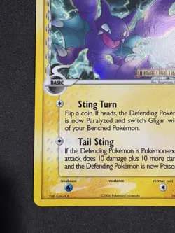 Gligar Delta Species 16/101 Stamp Pokemon EX Dragon Frontiers Reverse Holo - Image 5