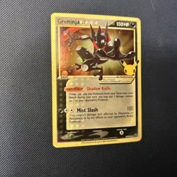 Pokemon TCG Greninja Gold Star SWSH144 Celebrations Black Star Promo - Image 3