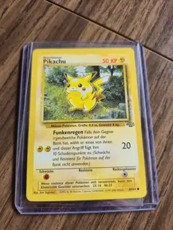 Pokemon tcg: Jungle Pikachu #60/64 Common,(German) Lightly Played - Image 1