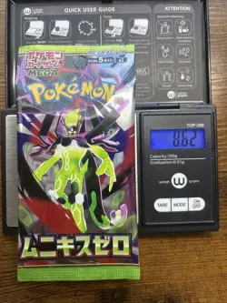 Heavy 8.62g Pokemon Sealed Nihil Zero M3 Japanese Booster Pack - Image 1