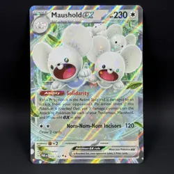 Pokemon Maushold EX 155/182 NM Double Rare Paradox Rift - Image 1
