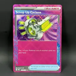 Pokemon Scoop Up Cyclone 128/131 NM Ace Spec Prismatic Evolutions - Image 1
