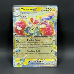 Pokemon Wugtrio EX 060/162 NM Double Rare Temporal Forces - Image 1