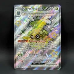Pokemon Forretress EX 212/091 NM Full Art Ultra Rare Shiny Vault Paldean Fates - Image 1