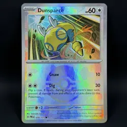 Pokemon Dunsparce 079/131 NM Pokeball Prismatic Evolutions - Image 1