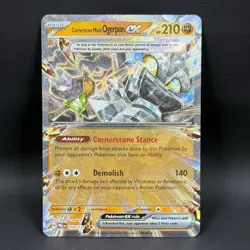 Pokemon Cornerstone Mask Ogerpon EX 058/131 NM Double Rare Prismatic Evolutions - Image 1