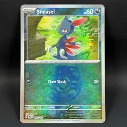 Pokemon Sneasel 061/131 NM Masterball Prismatic Evolutions - Image 1
